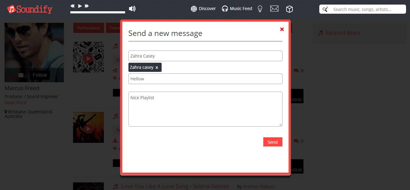 Soundify screenshot