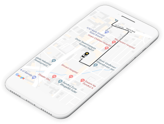 Driver or partner track trip screen (customer/partner)