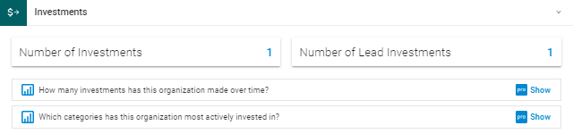 Investments Investments
